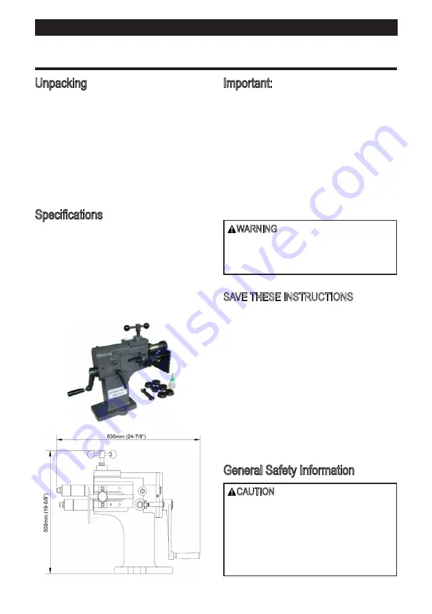 KAKA Industrial TB-12 Скачать руководство пользователя страница 1