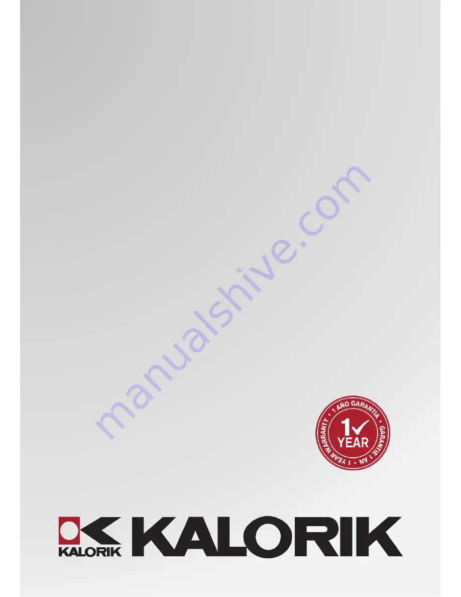 Kalorik VC 44287 Manual Download Page 16