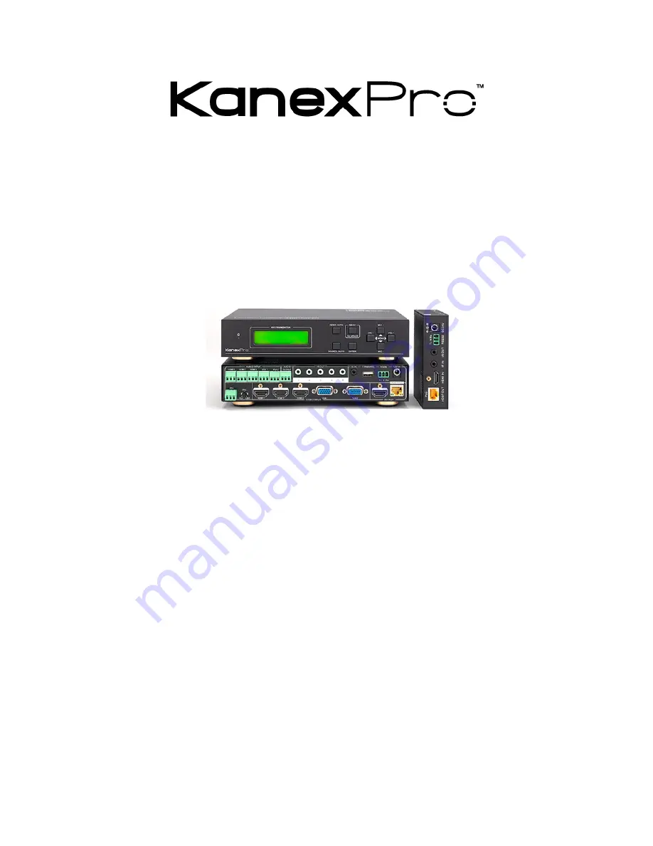 KanexPro HDSC51HDBT Скачать руководство пользователя страница 1