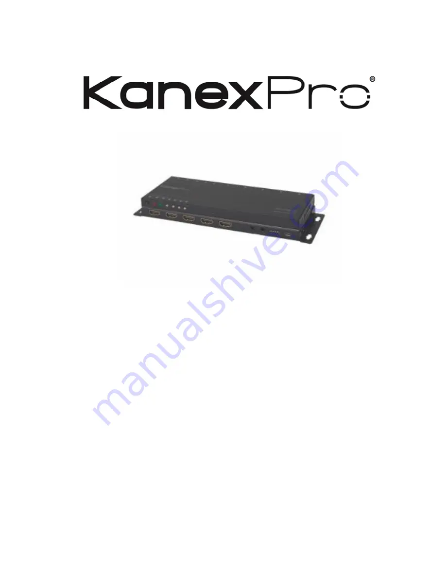 KanexPro SW-4X1SL18G User Manual Download Page 1