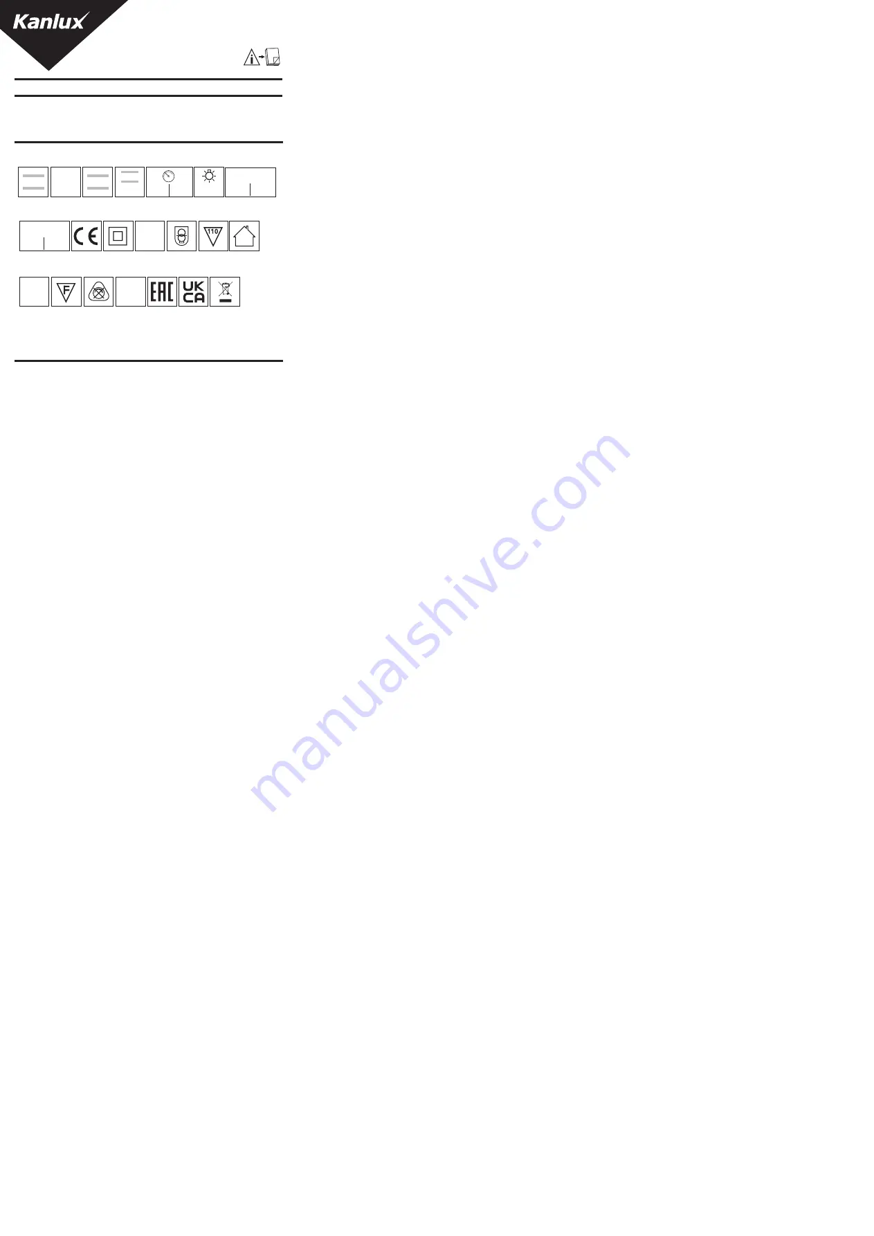 Kanlux SET K Manual Download Page 1