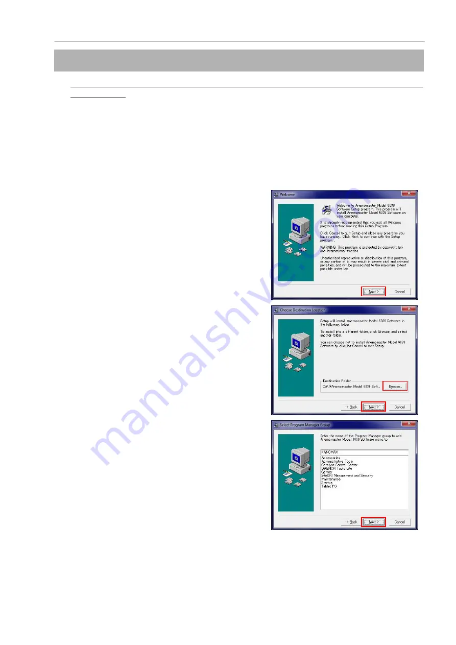 Kanomax Anemomaster 6036 Operation Manual Download Page 6