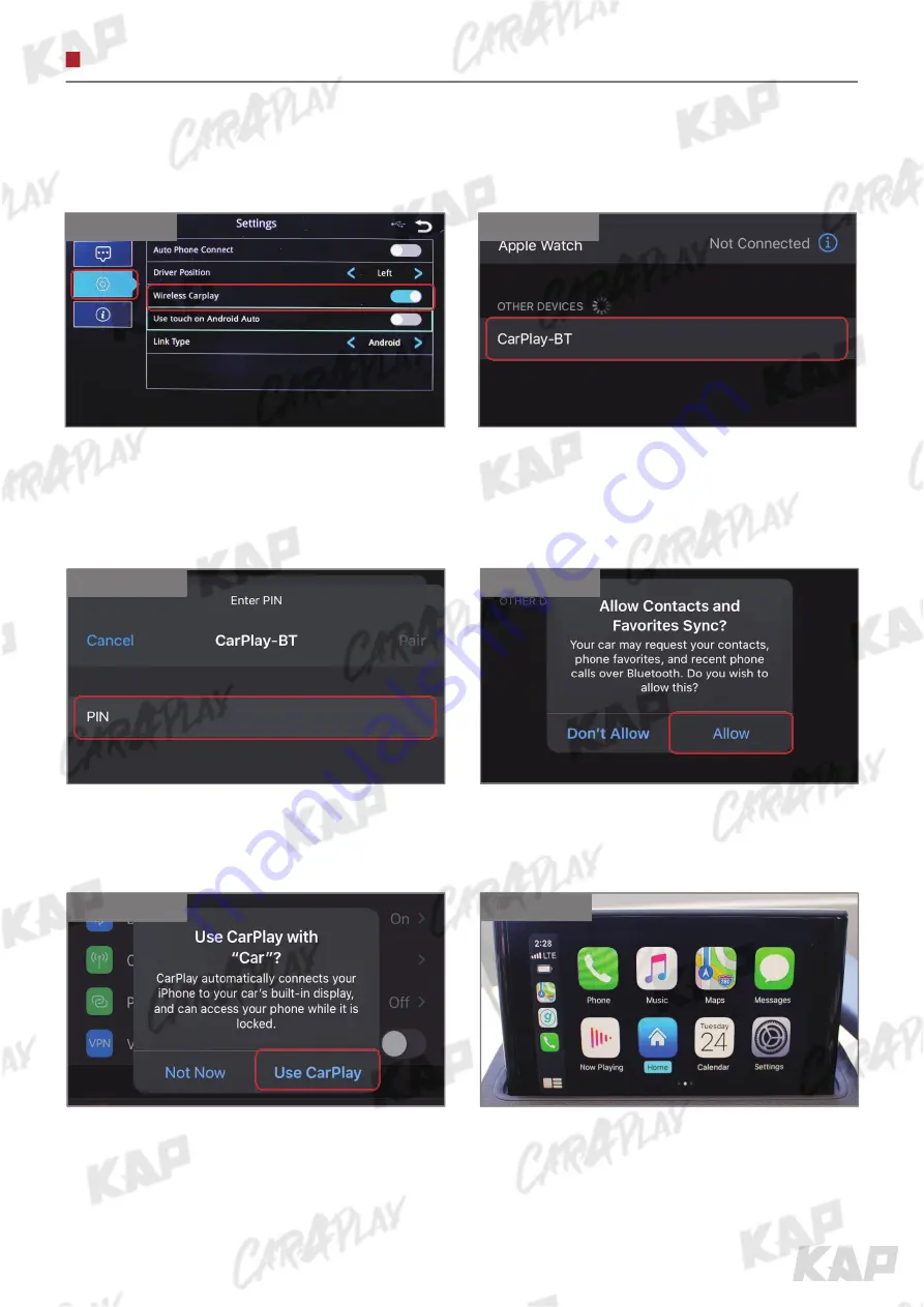 KAP HK CARPLAY 08 Instruction Manual Download Page 12