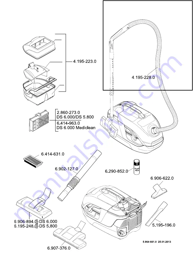 Kärcher DS 5.800 Manual Download Page 197