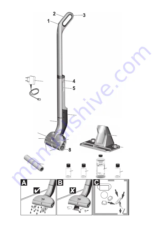 Kärcher FC 3 Cordless Premium Manual Download Page 5