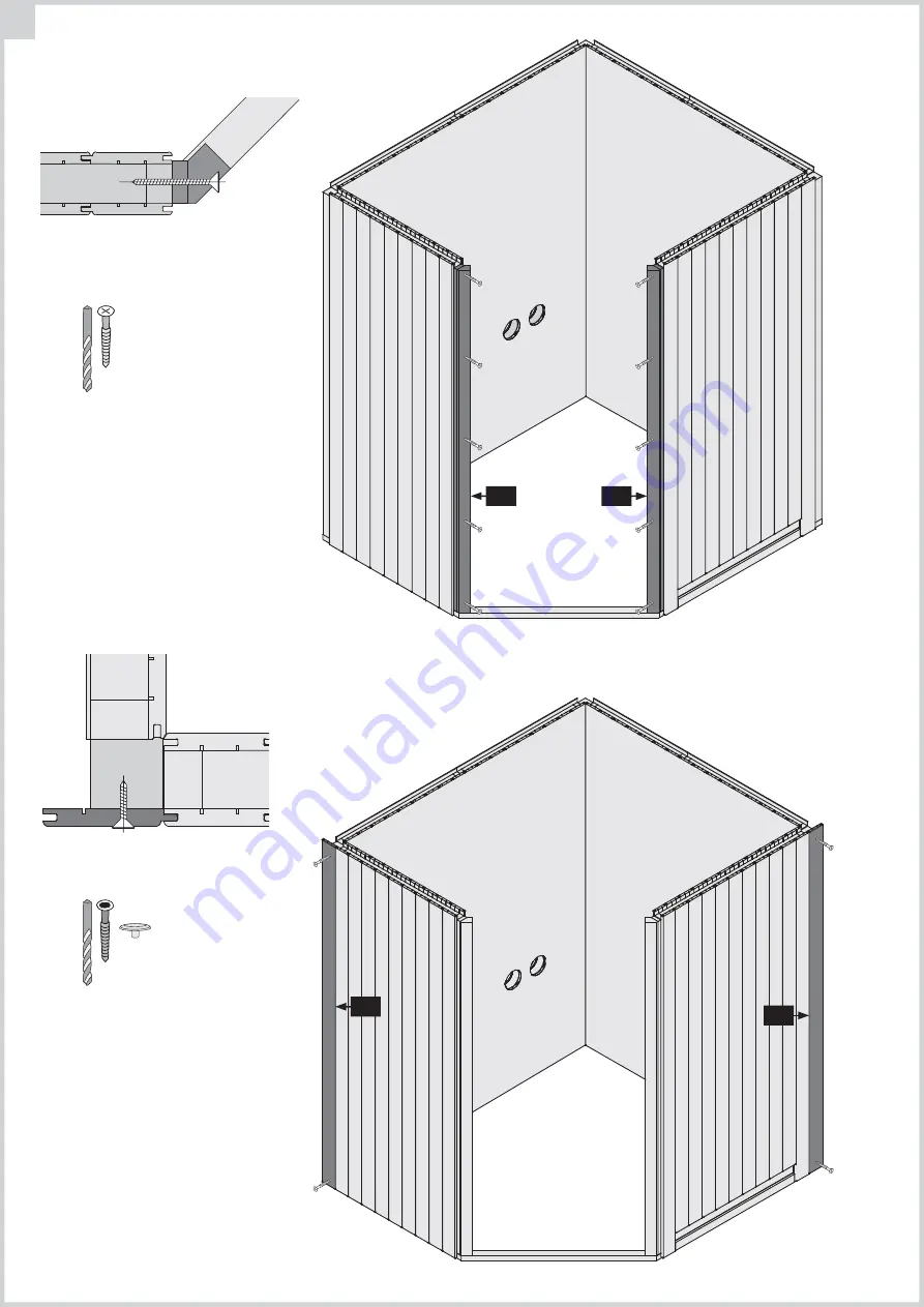 Karibu 2541 Building Instructions Download Page 9