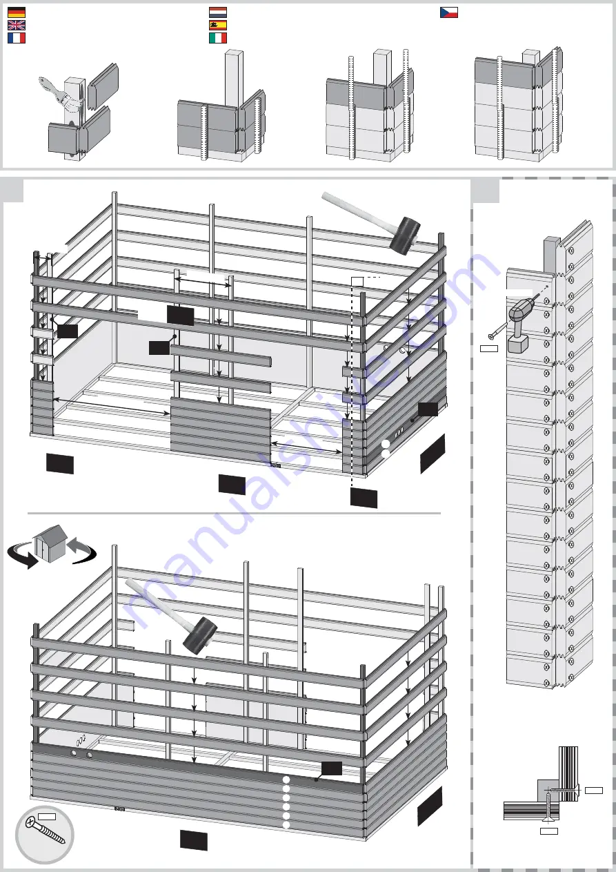 Karibu 79771 Building Instructions Download Page 16