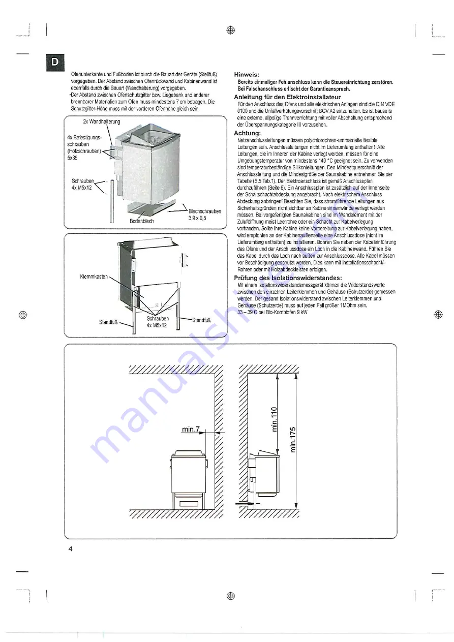 Karibu Sauna 400 Скачать руководство пользователя страница 48