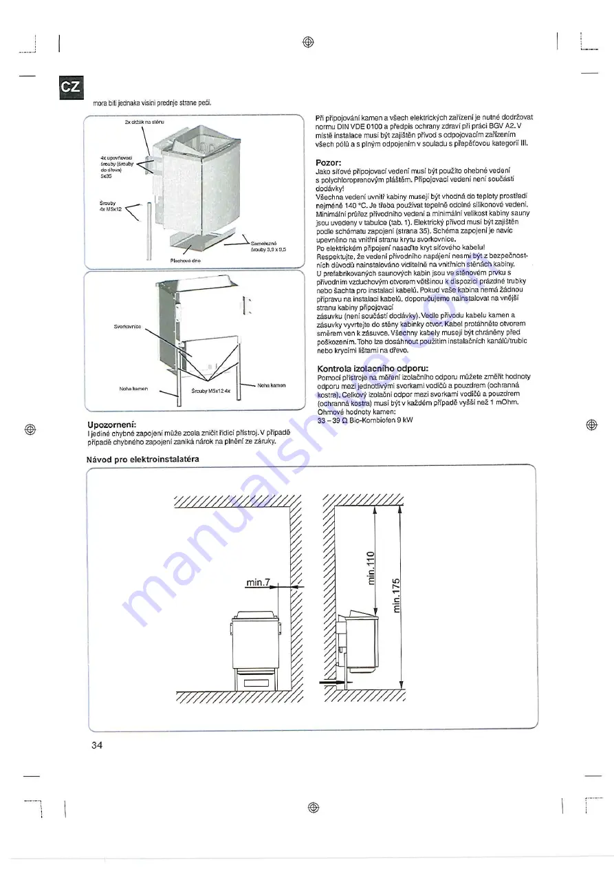 Karibu Sauna 400 Manual Download Page 78