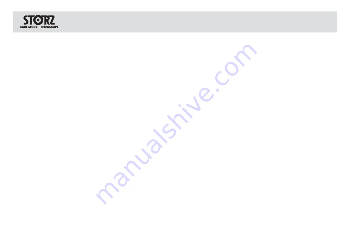 Karl Storz UI400 Endoflator 40 Instruction Manual Download Page 46