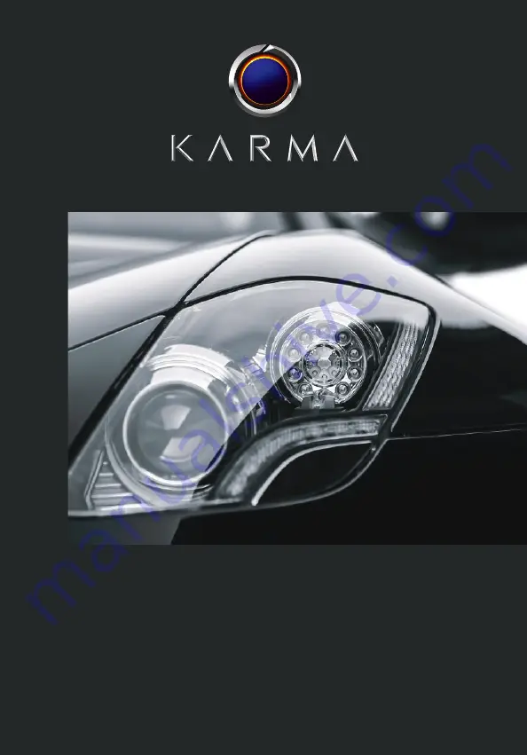 Karma REVERO 2017 Owner'S Manual Download Page 1