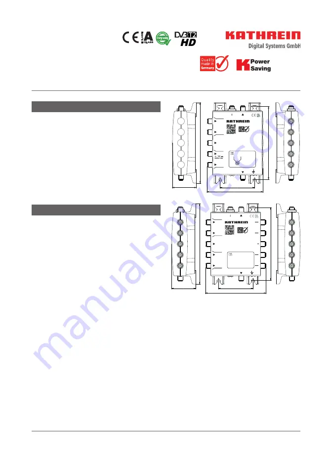 Kathrein 20510142 Manual Download Page 9