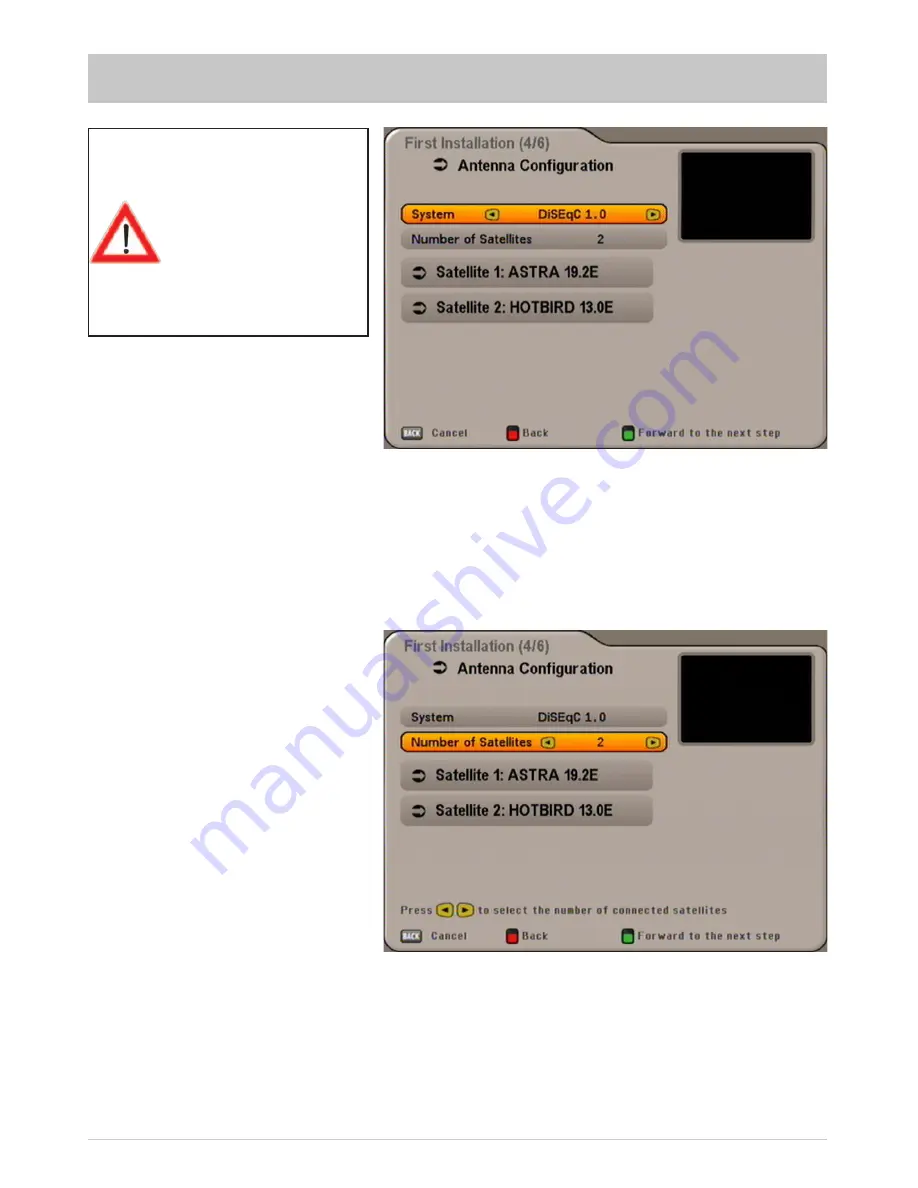 Kathrein UFS 650si Operating Manual Download Page 15