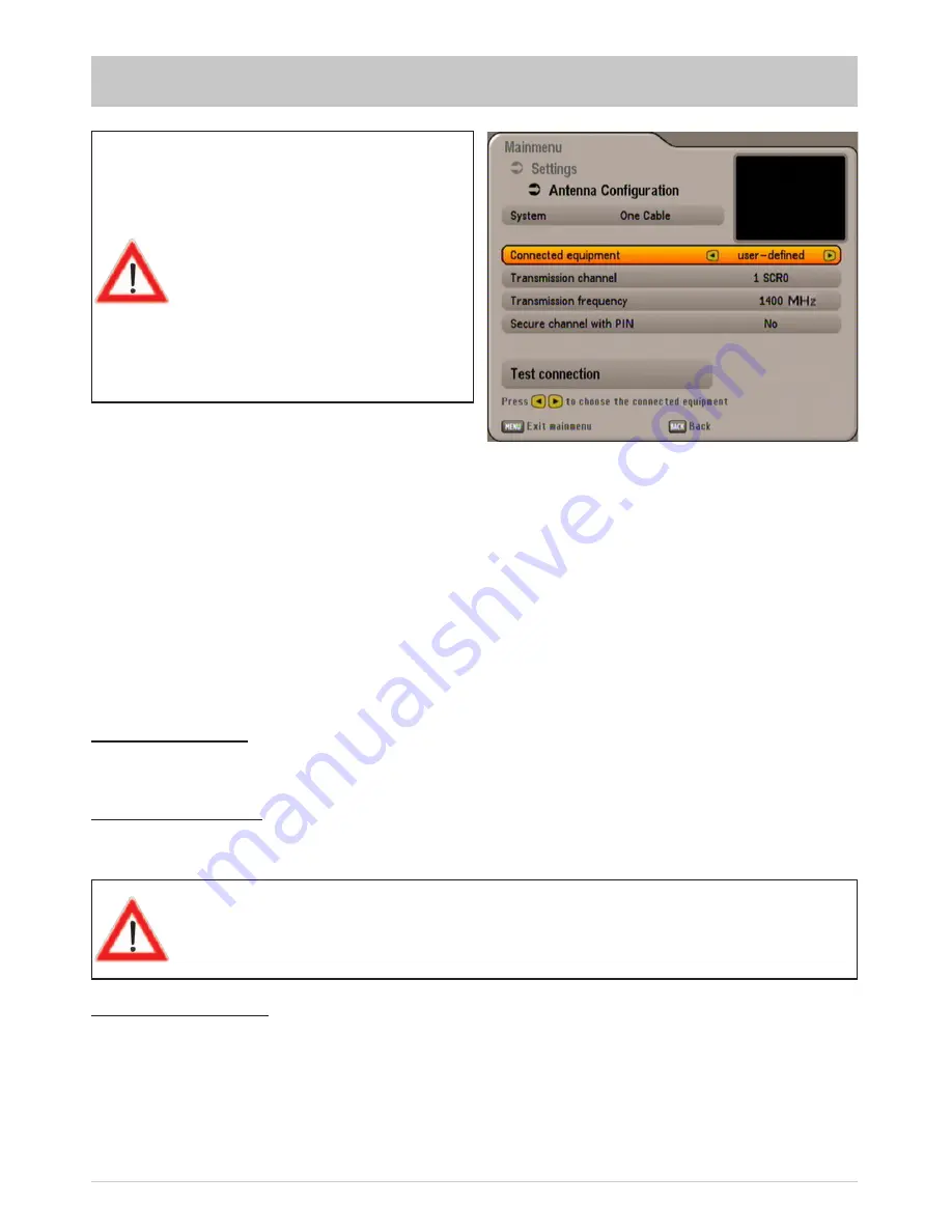 Kathrein UFS 650si Operating Manual Download Page 21