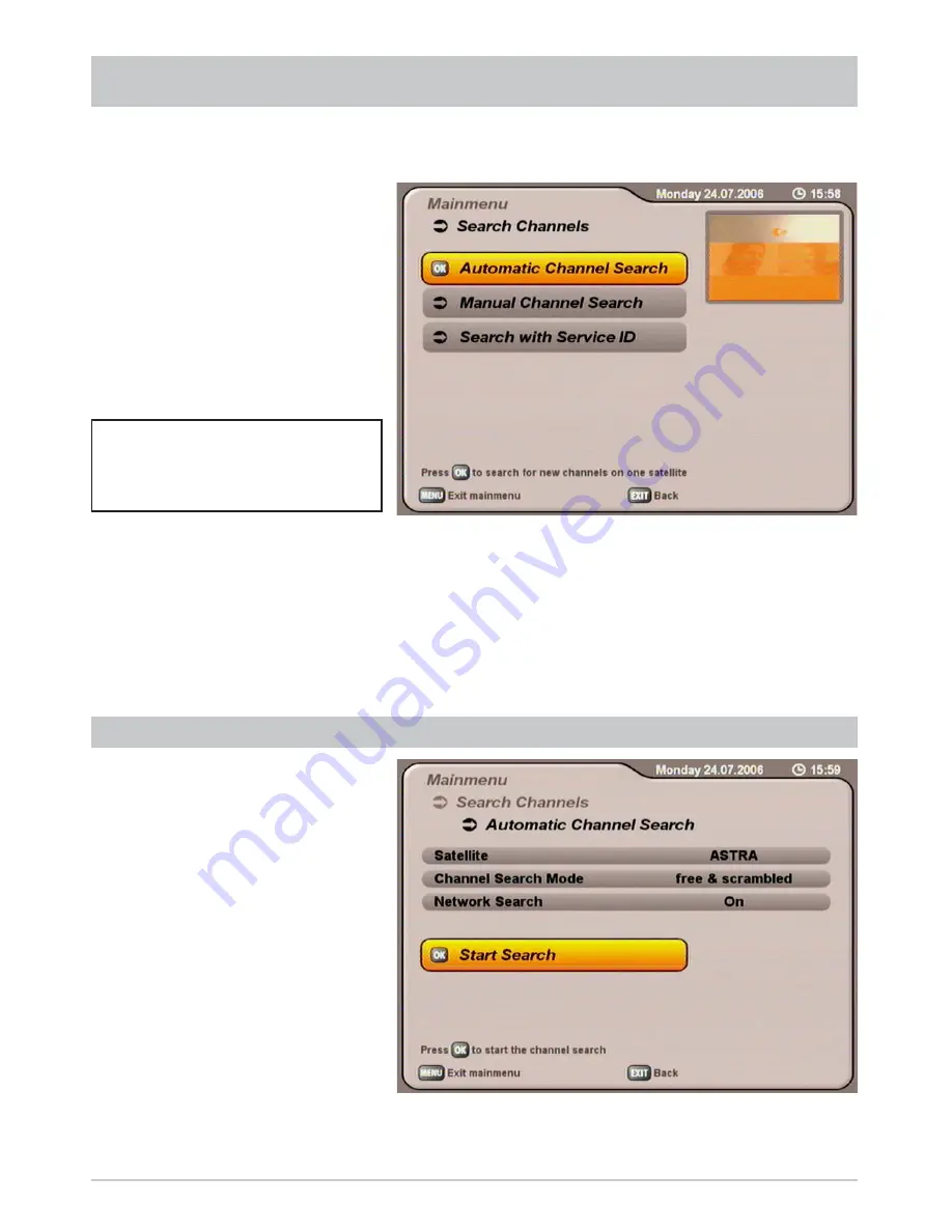 Kathrein UFS 712si Operating Manual Download Page 46