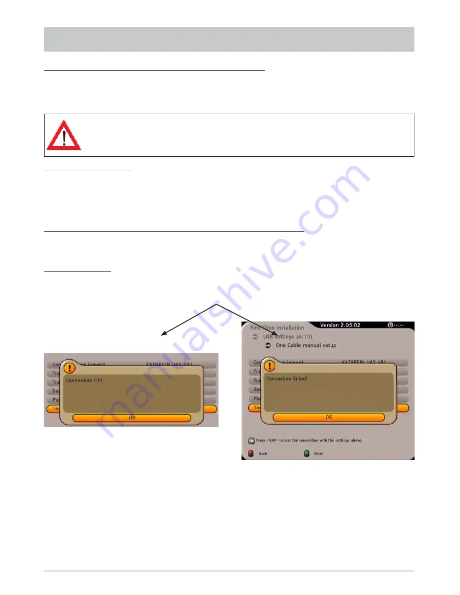 Kathrein UFS 790si Operating Manual Download Page 20