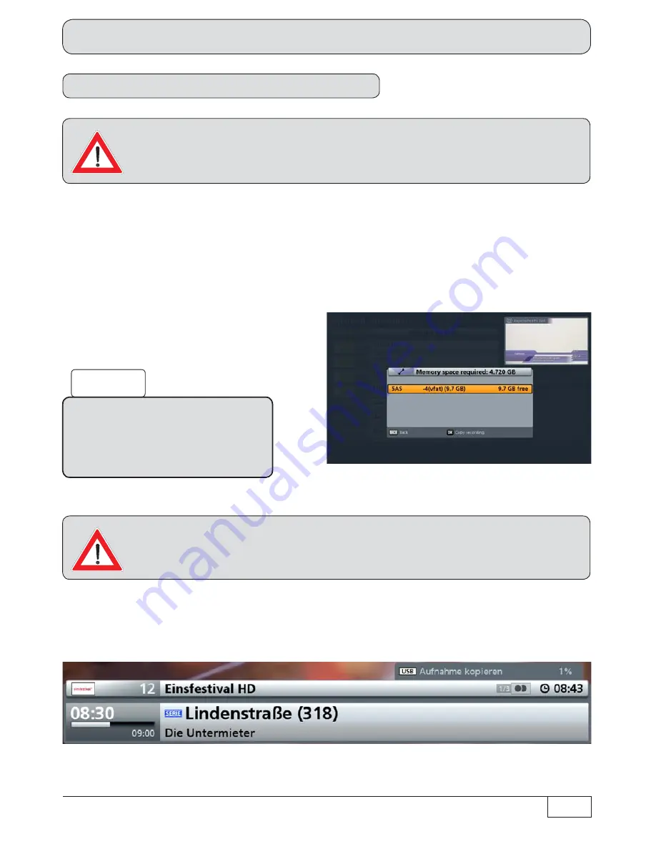 Kathrein UFS 913si Operating Instructions Manual Download Page 67