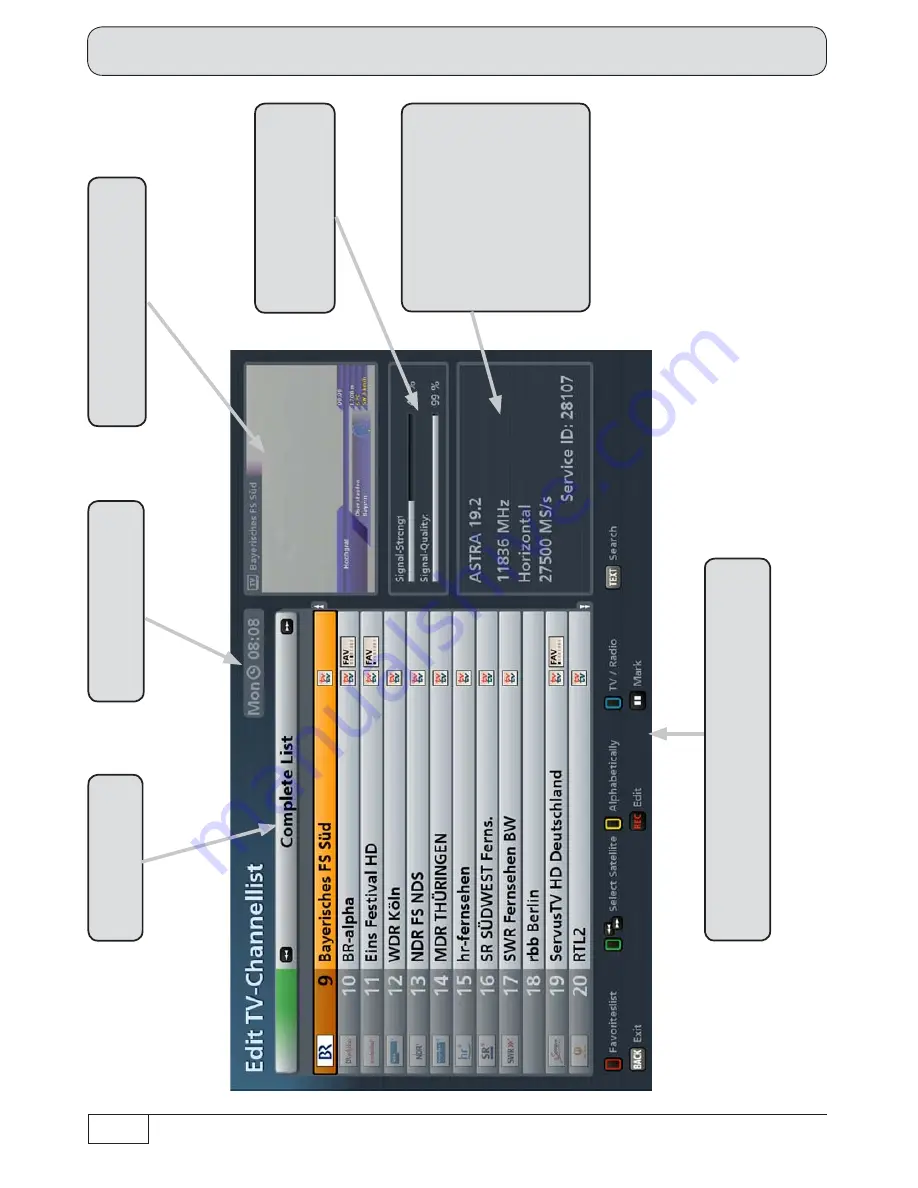 Kathrein UFS 913si Operating Instructions Manual Download Page 78