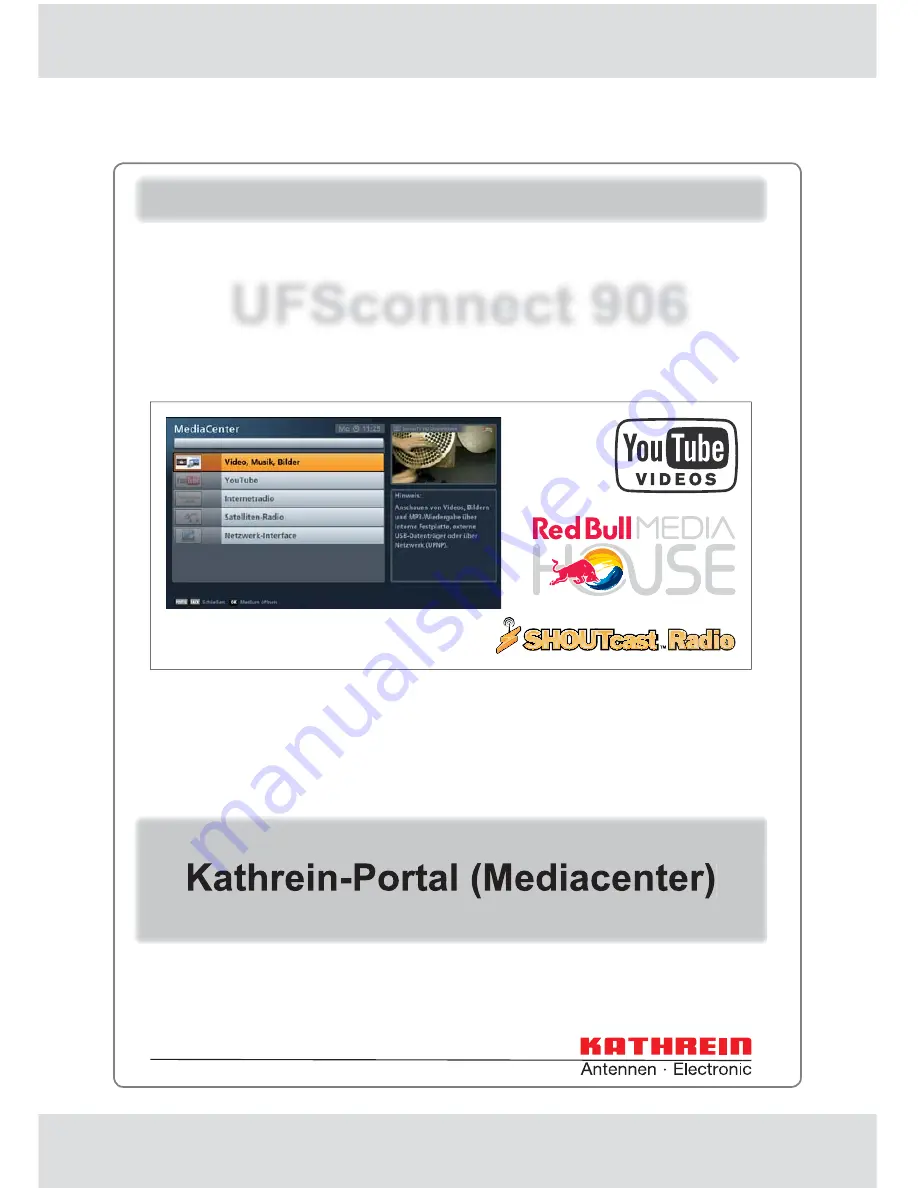 Kathrein UFSconnect 906 Скачать руководство пользователя страница 84