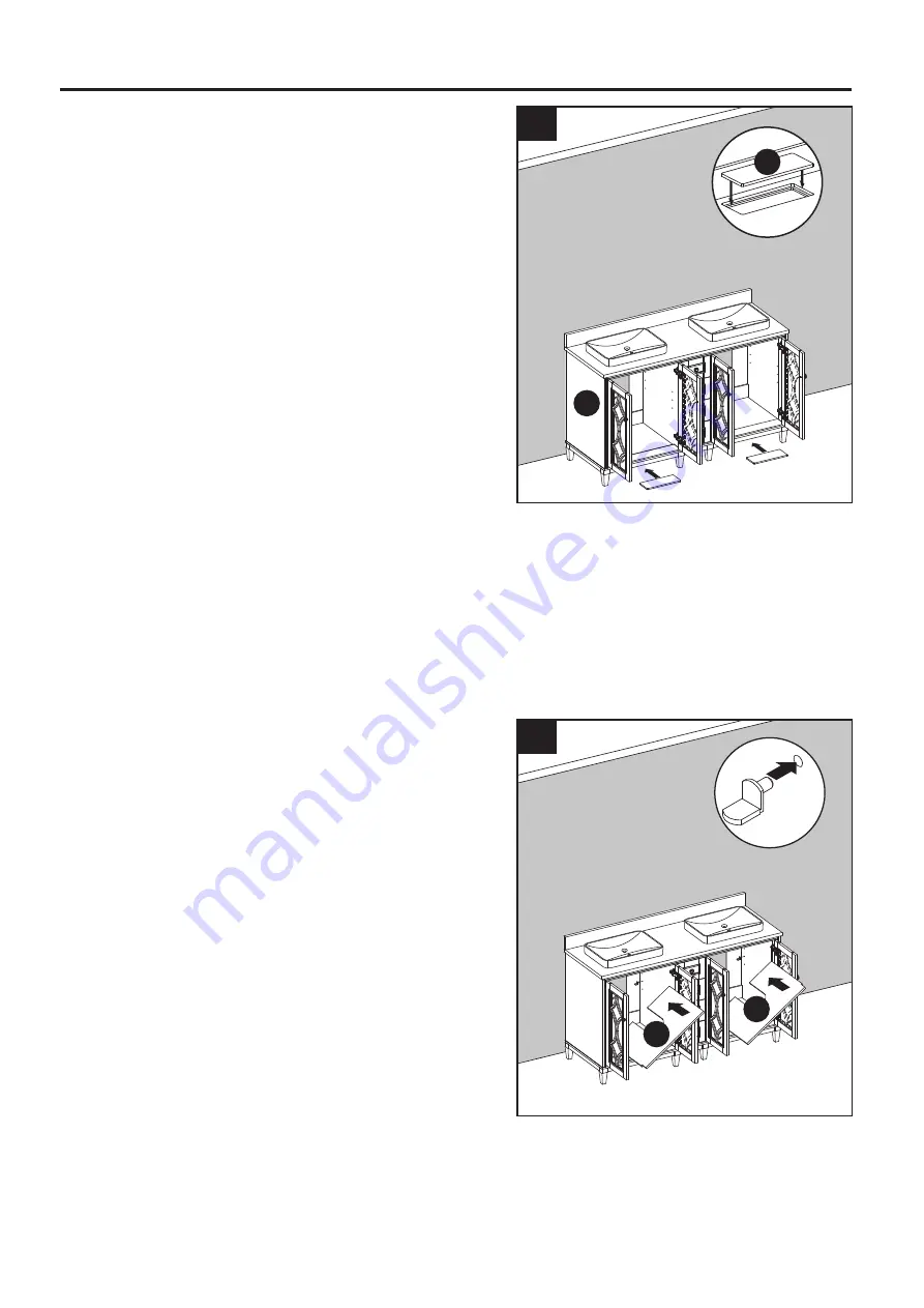 Kathy Ireland 1591VA-60-241-900-SR Assembly Instructions Manual Download Page 8