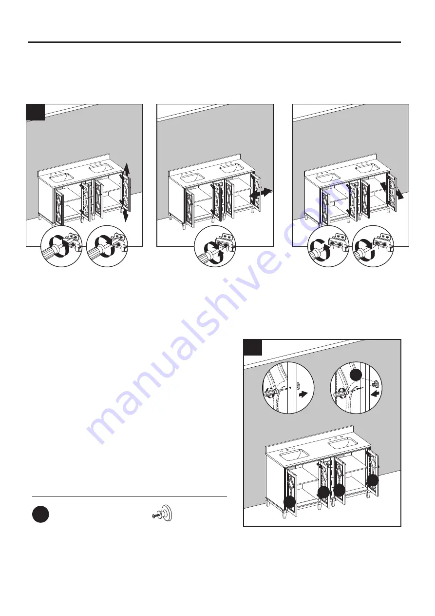 Kathy Ireland 1591VA-60-241-900-SR Assembly Instructions Manual Download Page 21