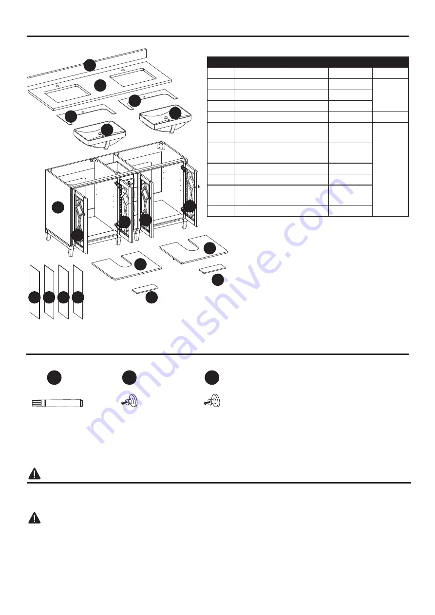 Kathy Ireland 1591VA-60-241-900-SR Assembly Instructions Manual Download Page 29