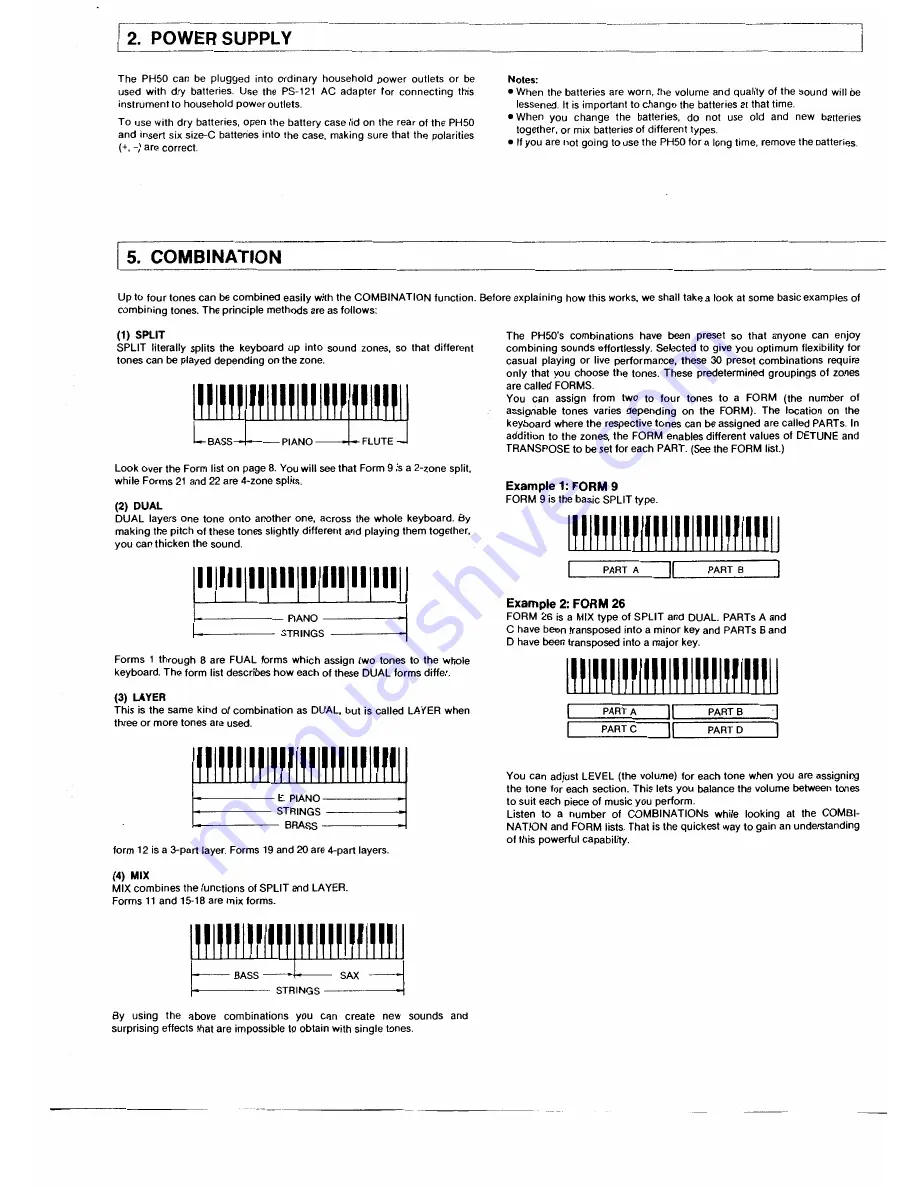 Kawai PH50 Скачать руководство пользователя страница 2