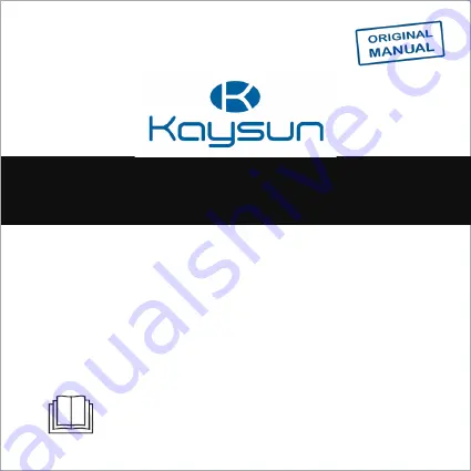 Kaysun KC-FCS2 Installation & Owner'S Manual Download Page 1