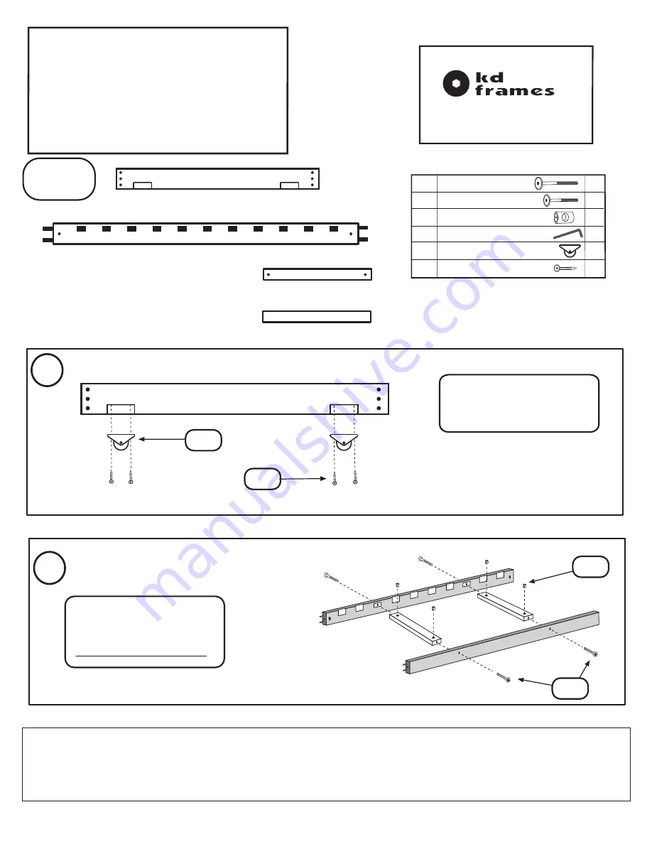 kd frames 7903-TR-T Скачать руководство пользователя страница 1