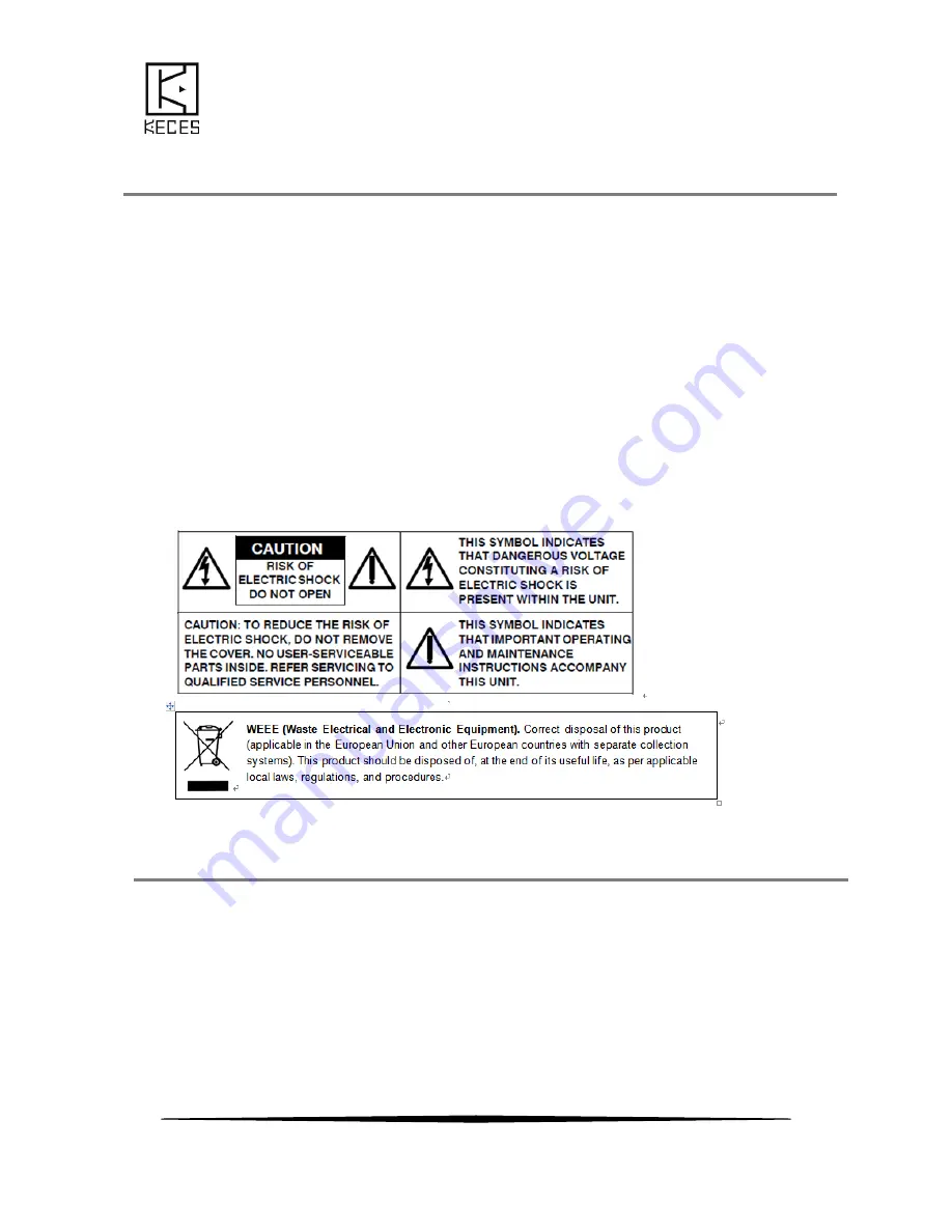 Keces E40 User Manual Download Page 2