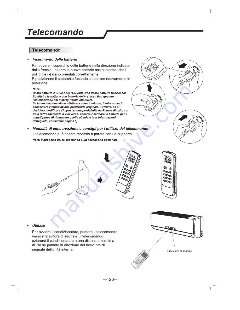 Kelon Inverter Multi-Split Type Room Air Conditioner Use And Care Manual Download Page 27