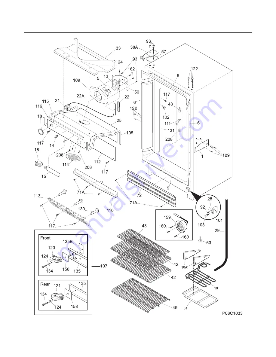 Kelvinator KFS221LGW Factory Parts Catalog Download Page 6