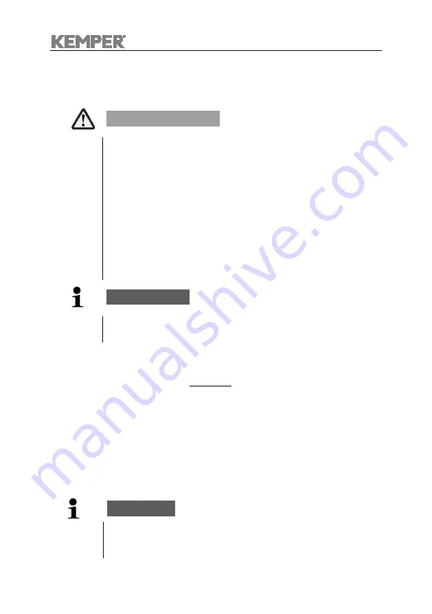 Kemper 62150 Operating Instructions Manual Download Page 150