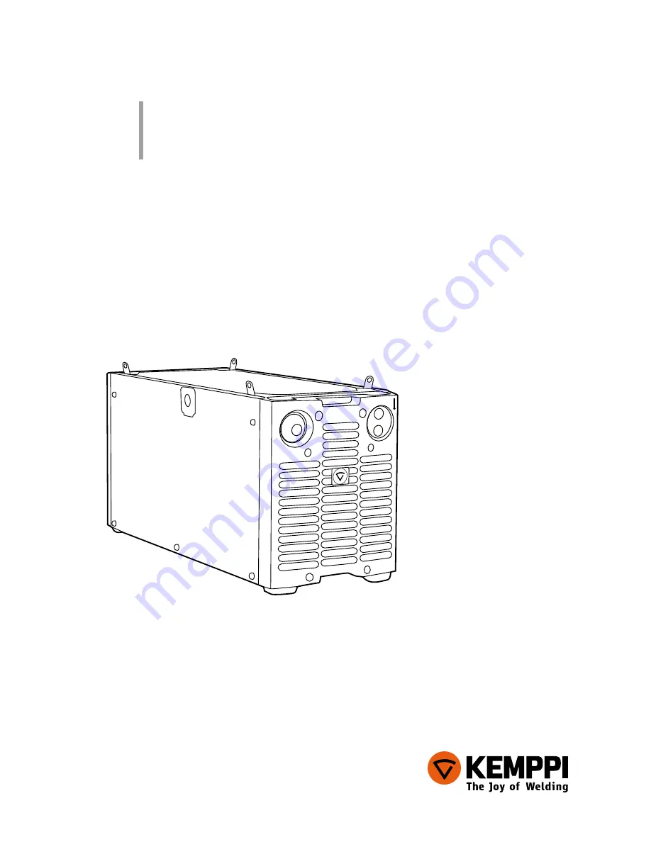 Kemppi KempCool 10 Operating Manual Download Page 1