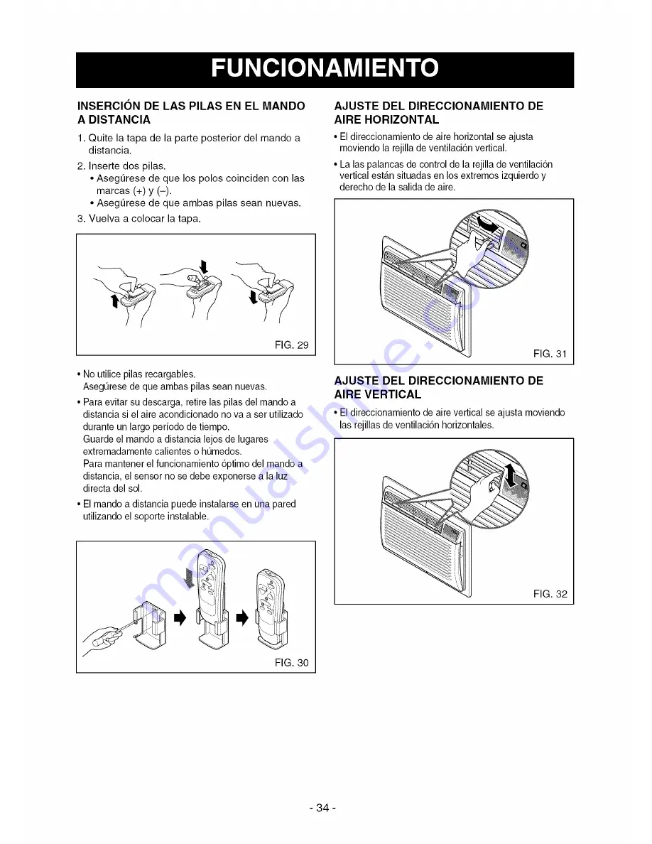 Kenmore 000 BTU Multi-Room Air Conditioner Скачать руководство пользователя страница 34