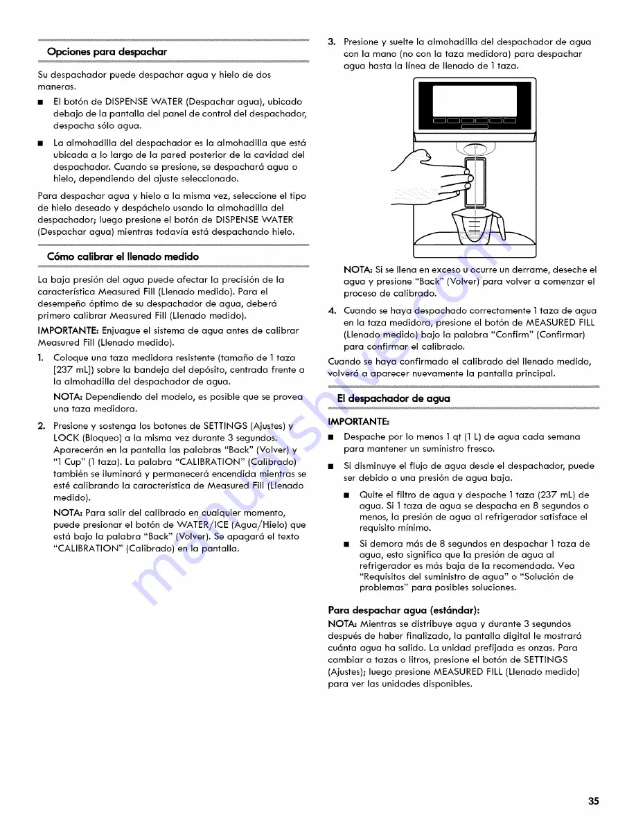 Kenmore 106.4116 Series Use & Care Manual Download Page 35