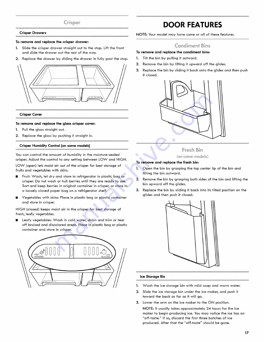 Kenmore 106.4673 Series Скачать руководство пользователя страница 17