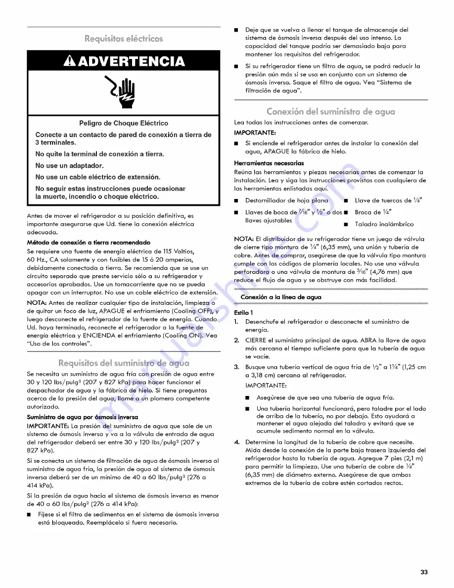 Kenmore 106.4673 Series Use & Care Manual Download Page 33