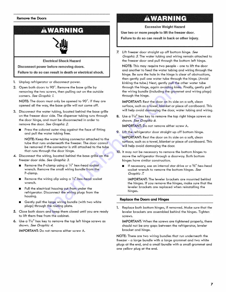 Kenmore 106.5113 Series Use & Care Manual Download Page 7