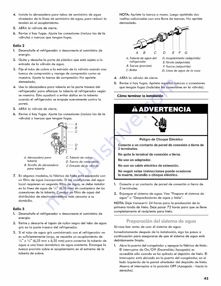 Kenmore 106.5113 Series Use & Care Manual Download Page 43