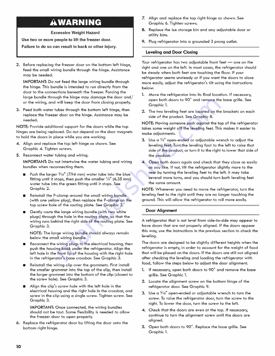 Kenmore 106.5118 Use And Care Manual Download Page 10