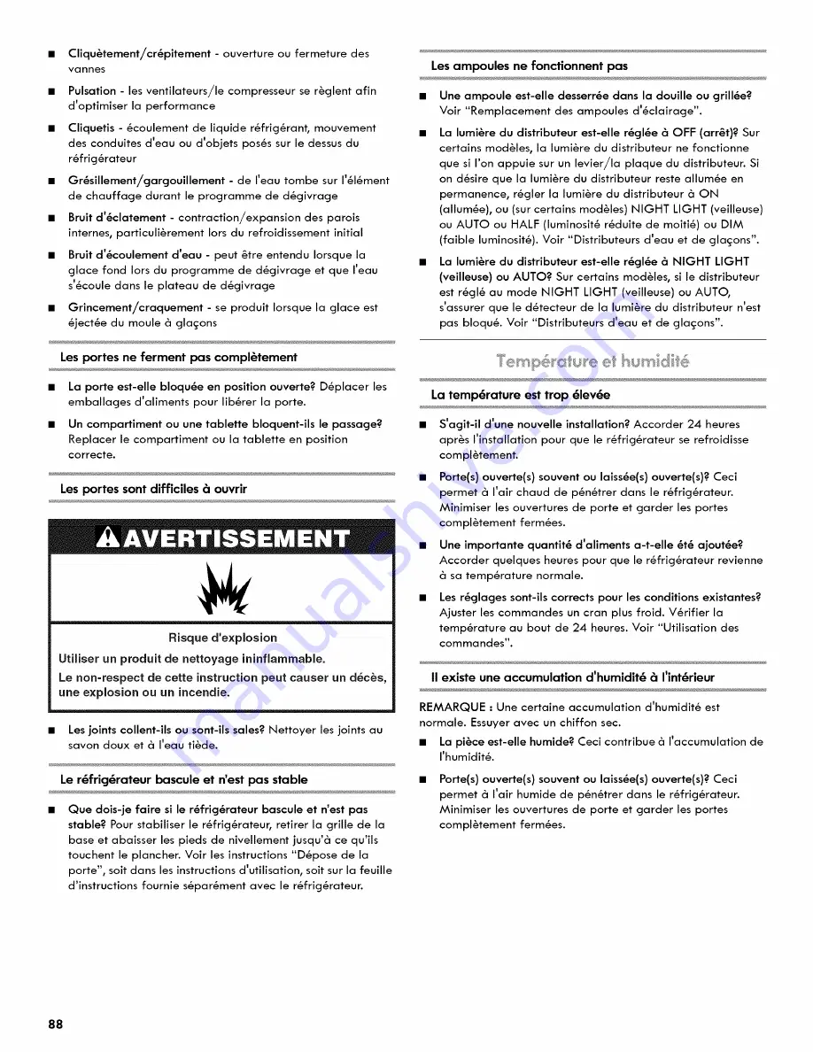 Kenmore 106.5118 Use And Care Manual Download Page 88