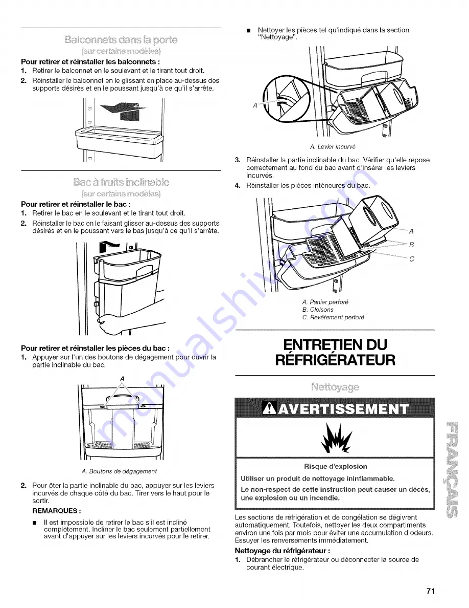 Kenmore 106.57022601 Use & Care Manual Download Page 71