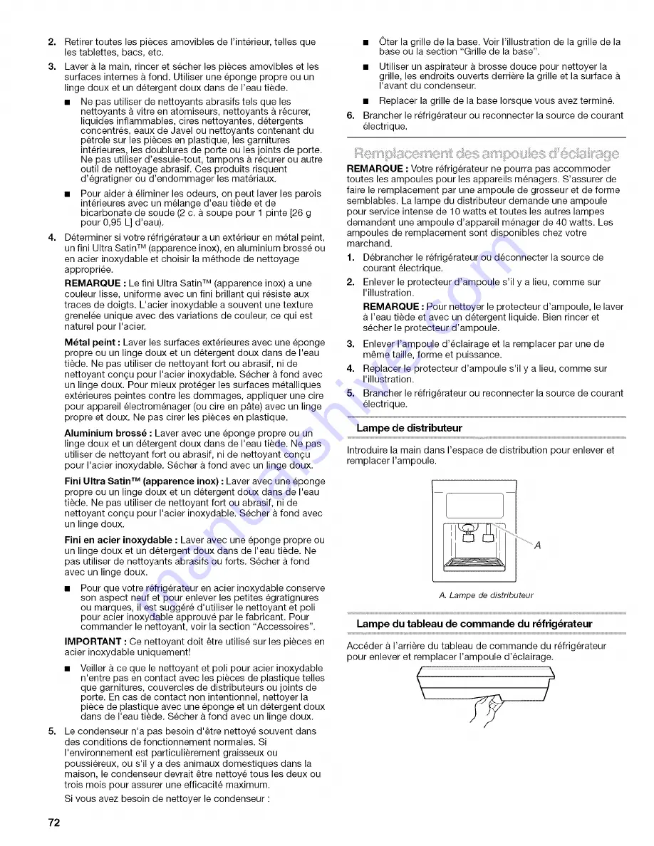 Kenmore 106.57022601 Скачать руководство пользователя страница 72