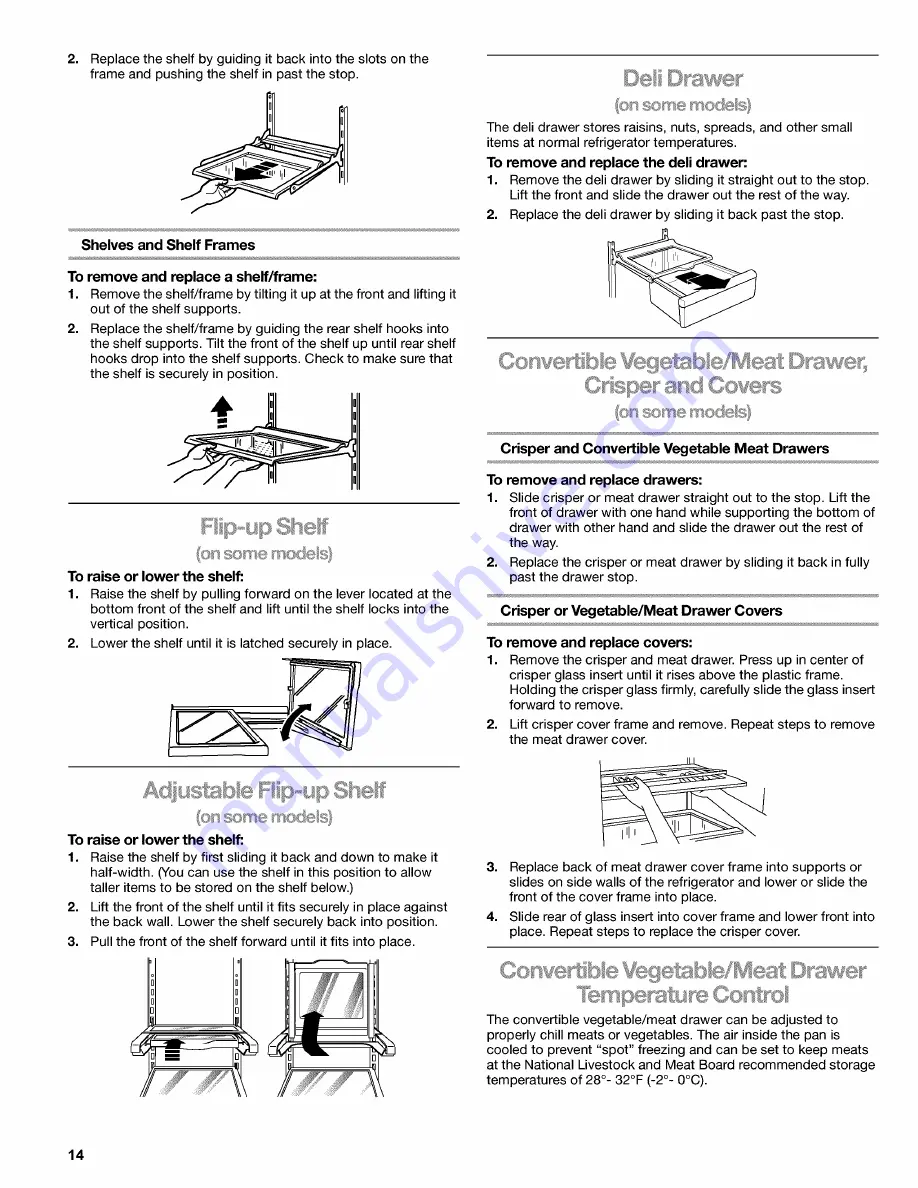 Kenmore 10651252101 Use & Care Manual Download Page 14