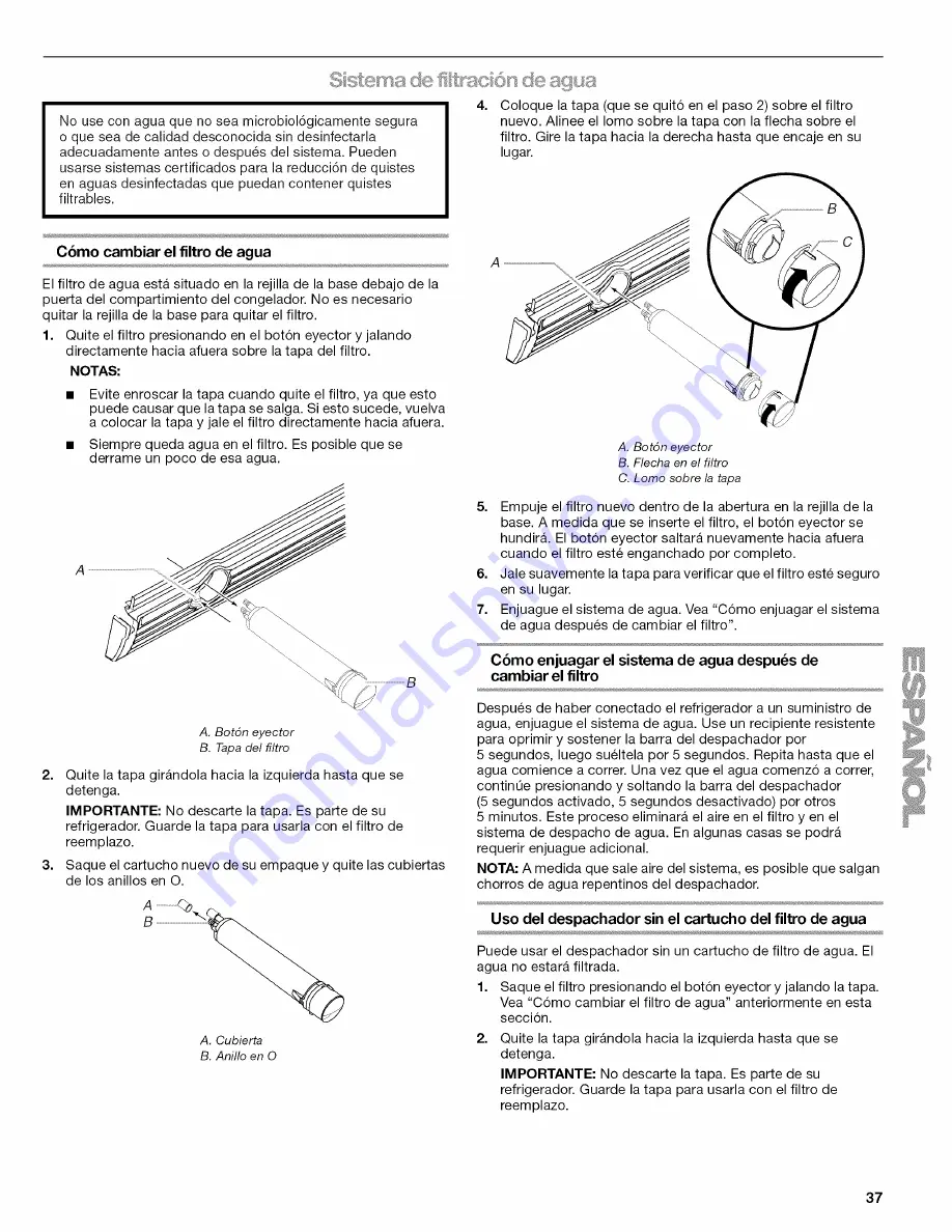 Kenmore 10658022801 Use & Care Manual Download Page 37