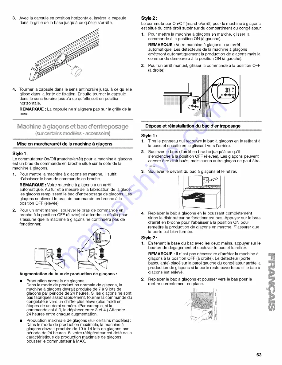 Kenmore 10658143802 Скачать руководство пользователя страница 63