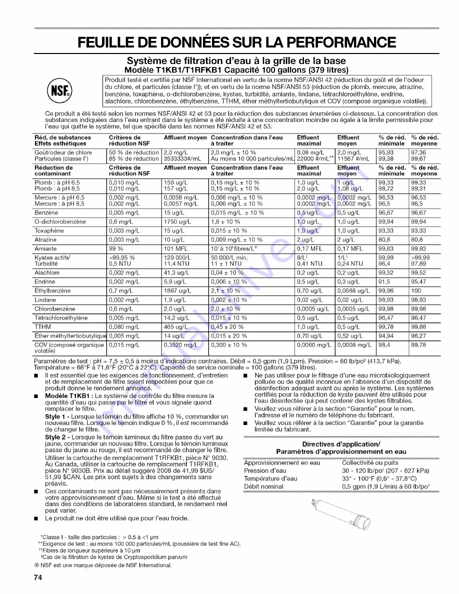 Kenmore 10658143802 Use & Care Gude Download Page 74