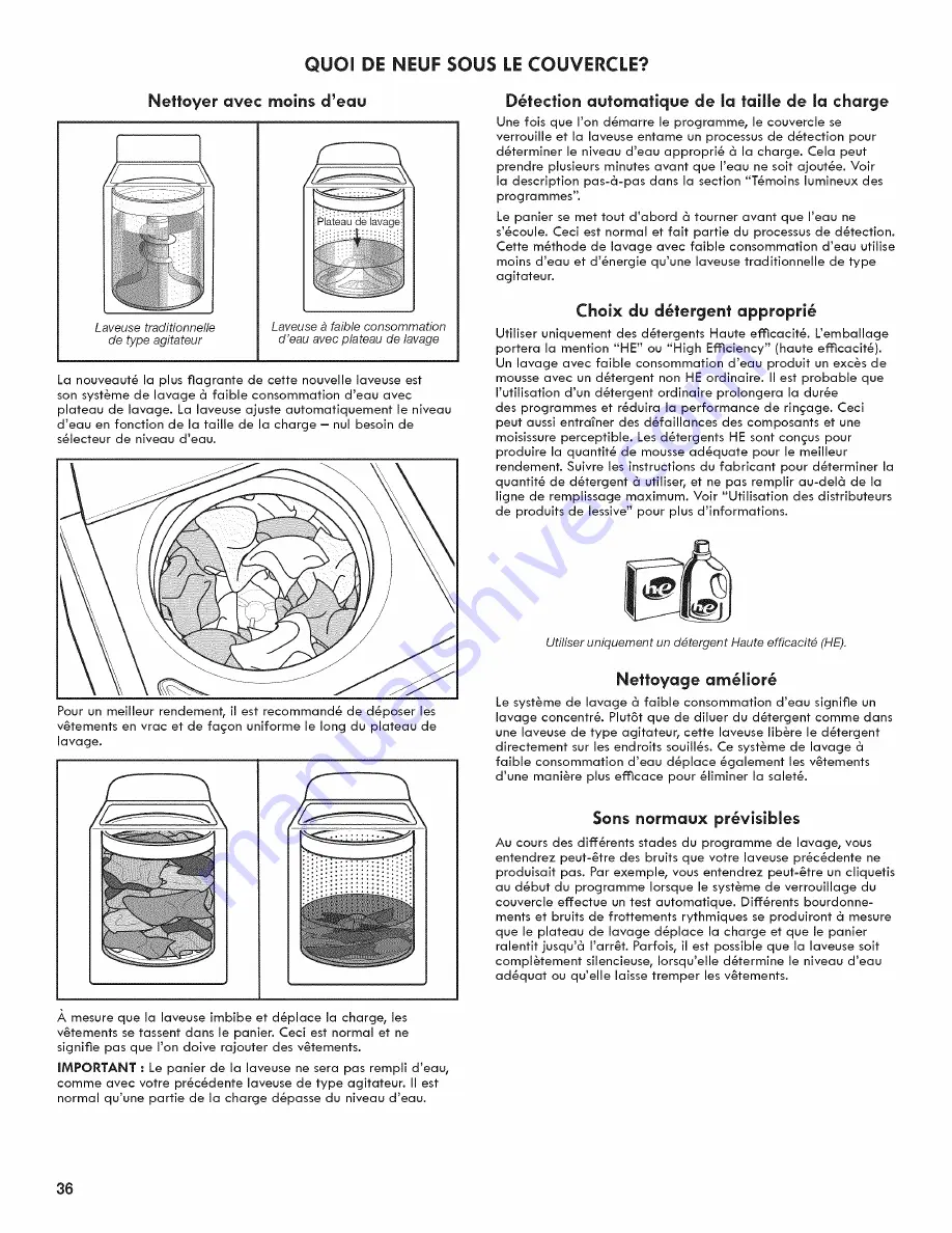 Kenmore 110.25132410 Use & Care Manual Download Page 36