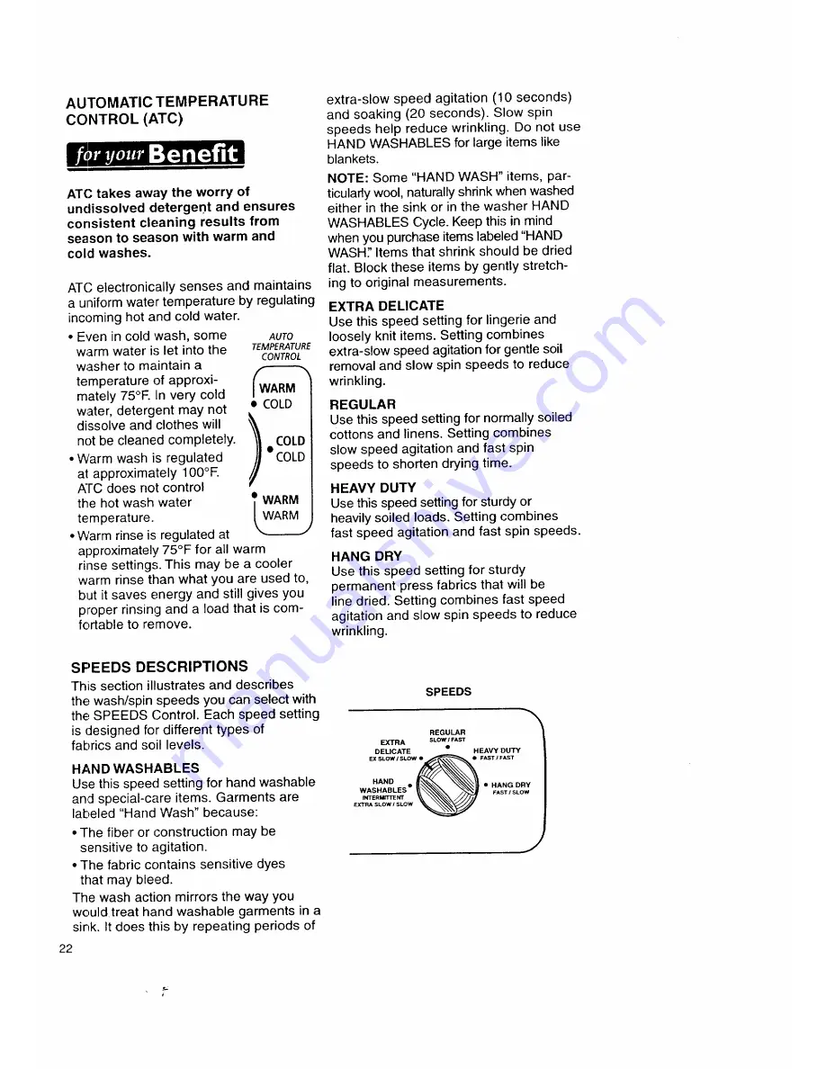 Kenmore 110.26912691 Owner'S Manual And Installation Instructions Download Page 22